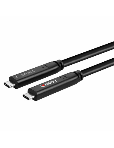 Hybrydowy Kabel Lindy Usb 3.2 Gen 2 I Dp 1.4 Typu C O Długości 15 M