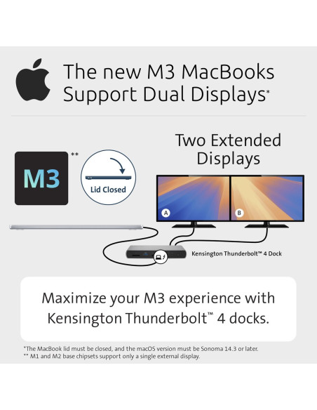 Kensington Sd5760T - Stacja Dokująca - Usb-C / Usb4 / Thunderbolt 3 / Thunderbolt 4 - 2 X Hdmi, Thunderbolt - Gige