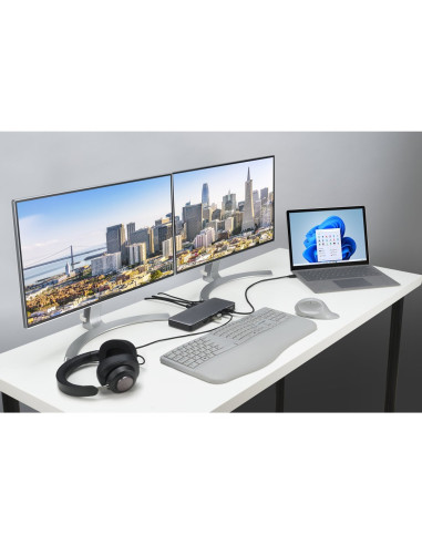 Kensington Sd5760T - Stacja Dokująca - Usb-C / Usb4 / Thunderbolt 3 / Thunderbolt 4 - 2 X Hdmi, Thunderbolt - Gige