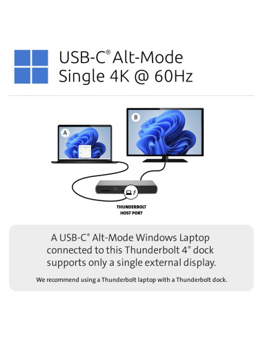 Kensington Sd5760T - Stacja Dokująca - Usb-C / Usb4 / Thunderbolt 3 / Thunderbolt 4 - 2 X Hdmi, Thunderbolt - Gige