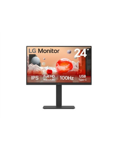 Lg 24Ba750-B Monitor Komputerowy 60,5 Cm (23.8") 1920 X 1080 Px Full Hd Lcd Czarny