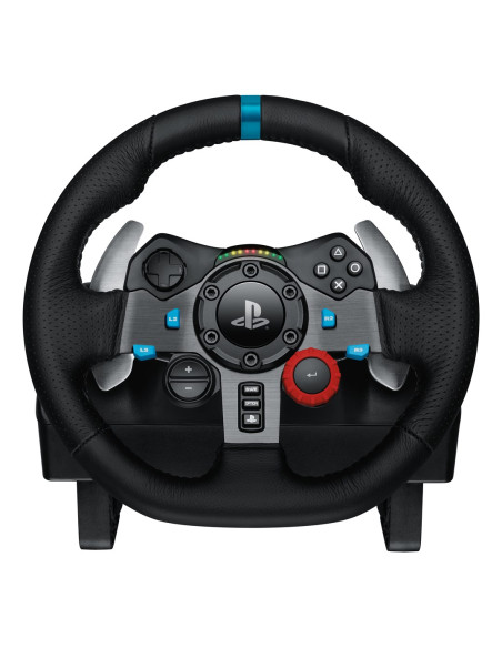 Logitech G 991-000539 Kontroler Gier Aluminium, Czarny Usb Kierownica + Pedały + Zestaw Słuchawkowy Pc, Playstation 4, Playstati