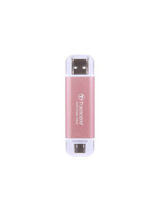 Transcend Esd310 512 Gb Usb Type-A Na Usb Type-C 3.2 Gen 2 (3.1 Gen 2) Różowy