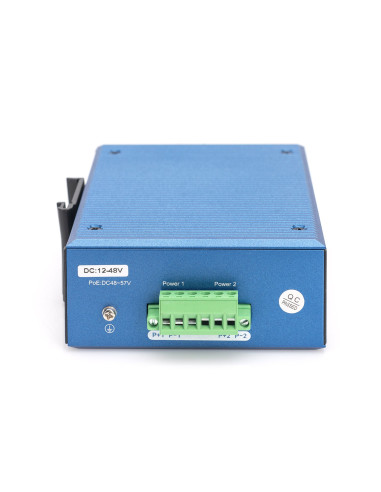 Switcher Przemysłowy 4+2-Port L2 Zarządzany Gigabit Ethernet 4 X Ge Rj45 + 2 Sfp Port