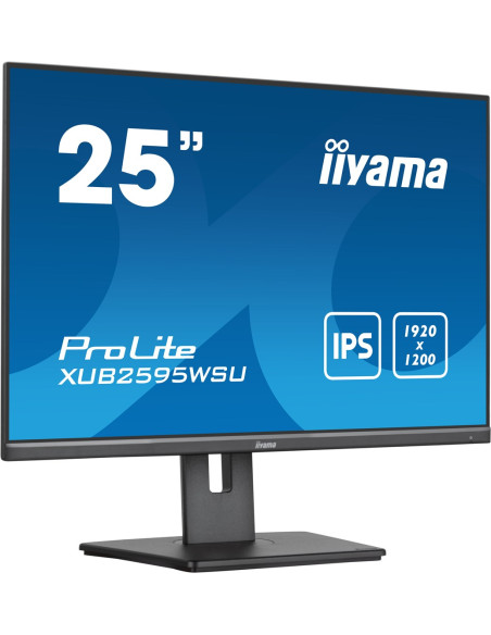 Iiyama Prolite Xub2595Wsu-B5 Monitor Komputerowy 63,5 Cm (25") 1920 X 1200 Px Wuxga Led Czarny