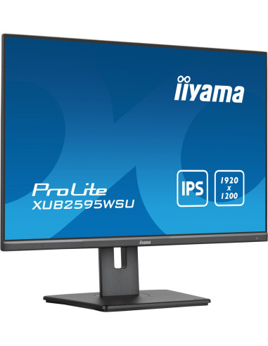 Iiyama Prolite Xub2595Wsu-B5 Monitor Komputerowy 63,5 Cm (25") 1920 X 1200 Px Wuxga Led Czarny