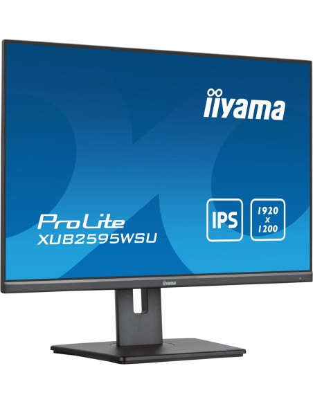 Iiyama Prolite Xub2595Wsu-B5 Monitor Komputerowy 63,5 Cm (25") 1920 X 1200 Px Wuxga Led Czarny
