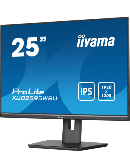 Iiyama Prolite Xub2595Wsu-B5 Monitor Komputerowy 63,5 Cm (25") 1920 X 1200 Px Wuxga Led Czarny