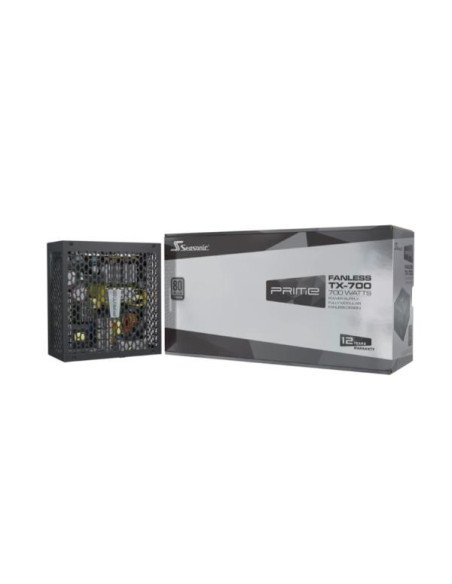 Seasonic Prime Fanless Tx Moduł Zasilaczy 700 W 20+4 Pin Atx Atx Czarny