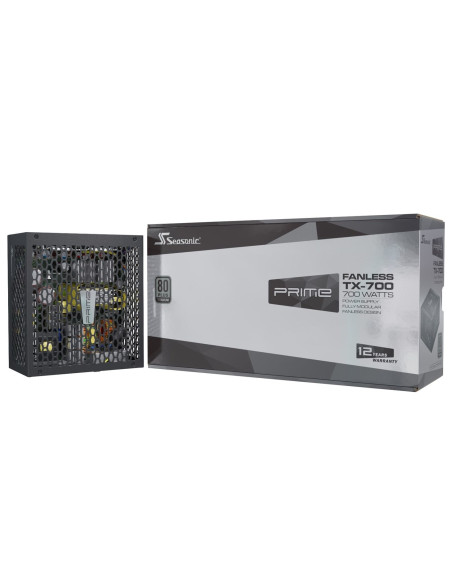 Seasonic Prime Fanless Tx Moduł Zasilaczy 700 W 20+4 Pin Atx Atx Czarny