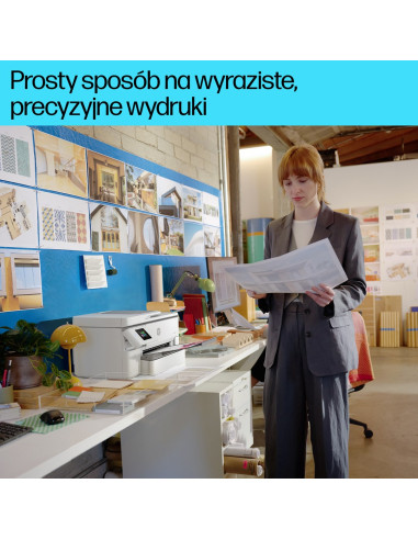 Hp Officejet Pro 9720E Bezprzewodowe All-In-One W Kolorze Drukarka, Drukowanie Dwustronne  Kopiowanie, Skanowanie