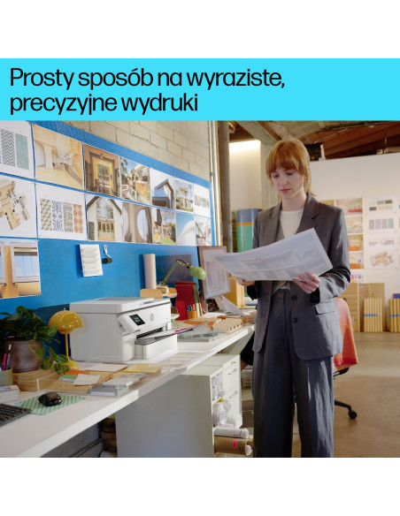 Hp Officejet Pro 9720E Bezprzewodowe All-In-One W Kolorze Drukarka, Drukowanie Dwustronne  Kopiowanie, Skanowanie