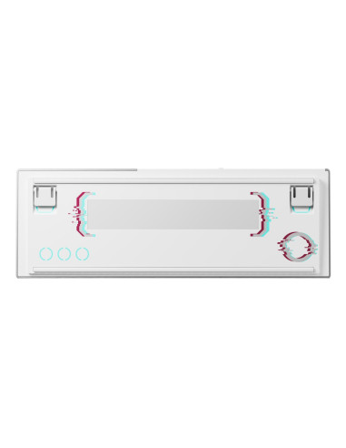 Cherry Mx 8.2 Pro Tmr Wireless Klawiatura Gaming Usb + Rf Wireless + Bluetooth Qwertz Niemiecki Srebrny, Biały