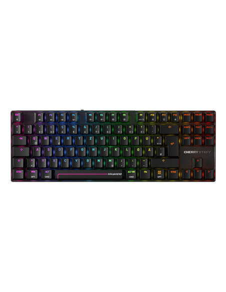 Cherry Mx 8.2 Pro Tmr Wireless Klawiatura Gaming Usb + Rf Wireless + Bluetooth Qwertz Niemiecki Czarny