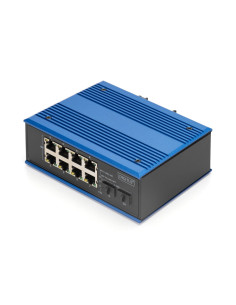 Industrialny Przełącznik Ethernet 8+2 -Port Gigabit Poe Switch 8 Port Ge Poe Rj45, 2 Ge Sfp Port