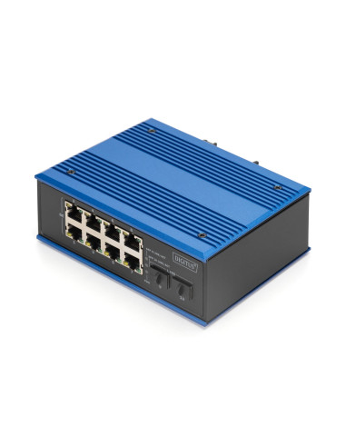Industrialny Przełącznik Ethernet 8+2 -Port Gigabit Poe Switch 8 Port Ge Poe Rj45, 2 Ge Sfp Port