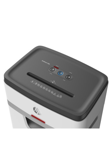 Niszczarka Hp Oneshred 12Mc, Mikrościnki, P-5, 12 Kart., 25L, Jasnoszara
