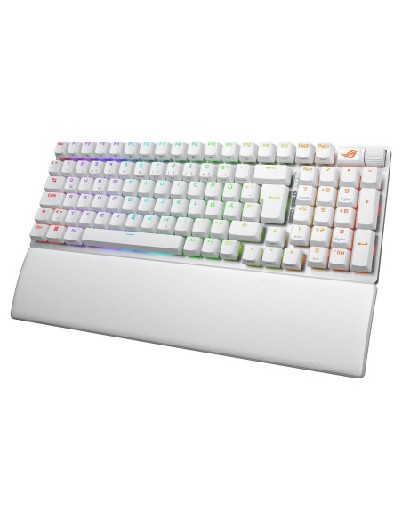 Asus Rog Strix Scope Ii 96 Wireless Klawiatura Gaming Usb + Rf Wireless + Bluetooth Qwertz Niemiecki Biały