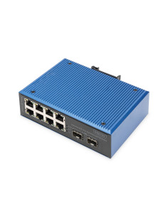 Industrial 8+2-Port Fast Ethernet Poe Switch 8 Port Poe Fe Rj45, 2 Ge Sfp Ports