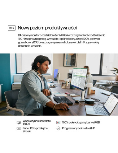 Monitor Hp Series 5 24-Calowy Monitor Seria 5 Pro Wuxga – 524Pn
