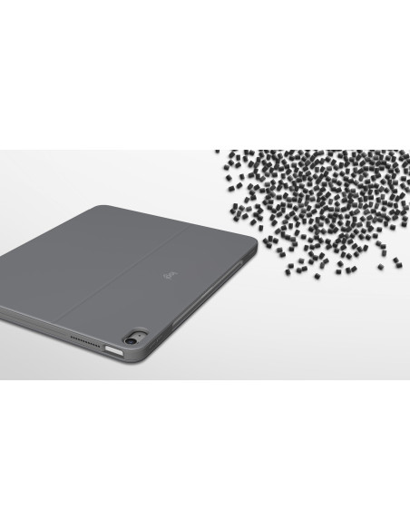 Logitech Combo Touch Do Ipada Air 13" M2 - Klawiatura - Qwertz