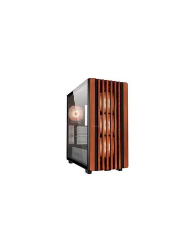 Sharkoon Rebel C70G Rgb Full Tower Czarny, Drewno