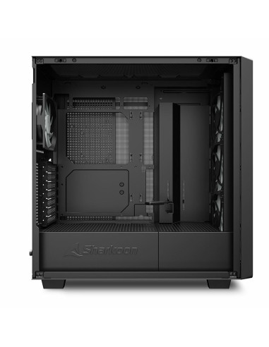 Sharkoon Rebel C70G Rgb Full Tower Czarny, Drewno