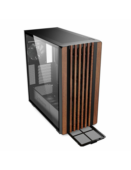 Sharkoon Rebel C70G Rgb Full Tower Czarny, Drewno