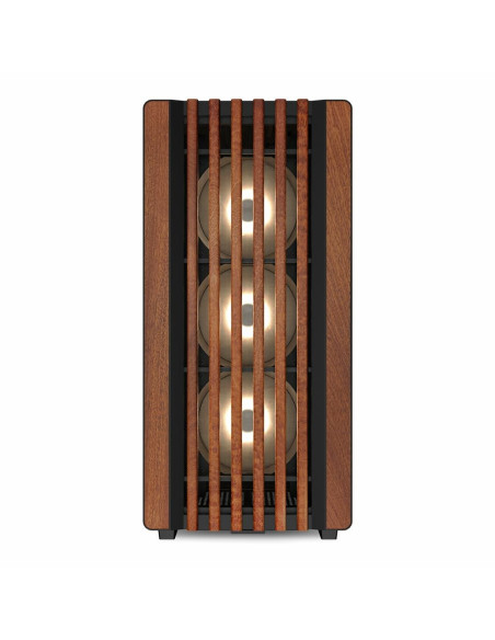 Sharkoon Rebel C70G Rgb Full Tower Czarny, Drewno