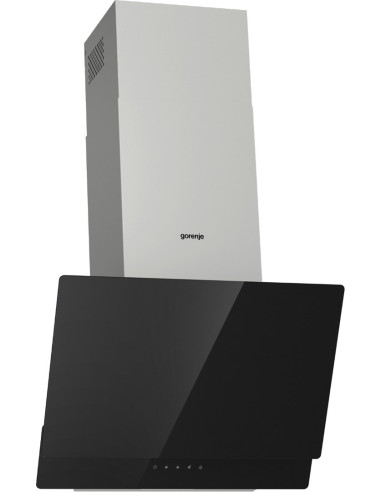 Okap Przyścienny Gorenje Whi649Exbg Czarny Komin Stal Nierdzewna