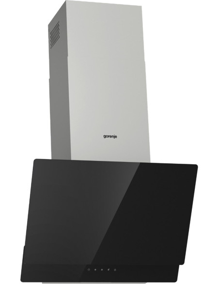 Okap Przyścienny Gorenje Whi649Exbg Czarny Komin Stal Nierdzewna