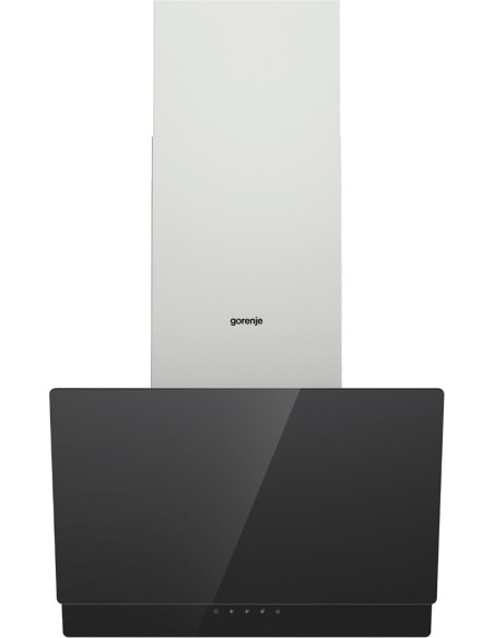 Okap Przyścienny Gorenje Whi649Exbg Czarny Komin Stal Nierdzewna