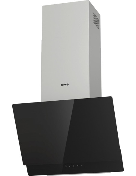 Okap Przyścienny Gorenje Whi649Exbg Czarny Komin Stal Nierdzewna