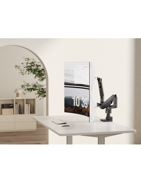 Uchwyt Biurkowy 17"-35"/2Tft 360° Sprężyna Gazowa 20Kg Detaliczny