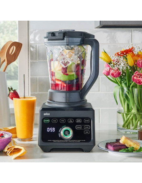 Braun Jb 9040, Blender Stołowy, Funkcja Pulsacyjna, Kruszenie Lodu, 1 M, 1600 W