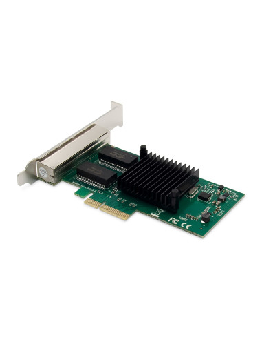 Digitus 4-Portowa Karta Sieciowa Gigabit Ethernet, Rj45, Pci Express, Intel I350