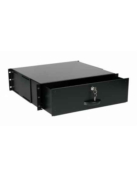 Wyposażenie Szuflady 19" Do Szaf Serwerowych 3U Zamykane Bk (Ezd-3-B)