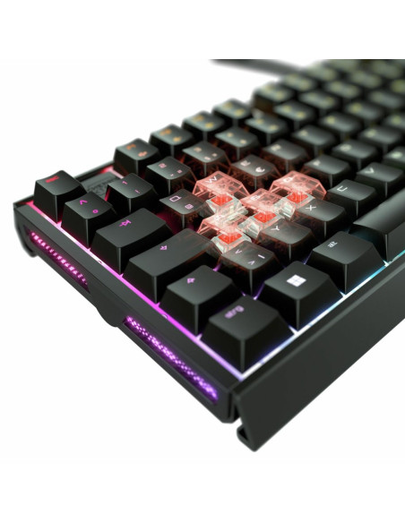 Klawiatura Do Gier Cherry Xtrfy Mx 3.1, Port Usb, Przełącznik Kluczykowy Cherry Mx2A Brown, Układ De, Aluminiowa Obudowa