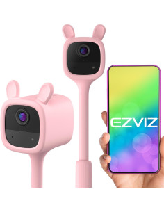 Niania Elektroniczna Ezviz Bm1 Peach Bunny Pink - Kamera Ip Wless Wifi Microsd 2