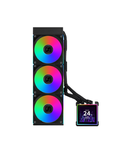 Lian Li Hydroshift Ii Lcd-S 360 Cl Procesor Zestaw Do Chłodzenia Płynami 12 Cm Czarny 1 Szt.