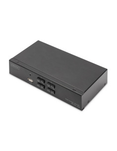 Przełącznik Kvm, 4 Portowy, 4K 60Hz, 4Xdp In, 1Xdp Out, 2Xusb A, 2X Audio In&Out 2
