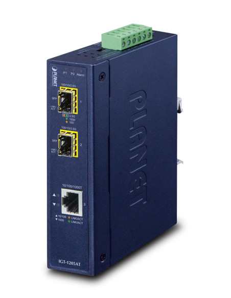 Planet Igt-1205At Konwerter Sieciowy 1000 Mbit/S Niebieski