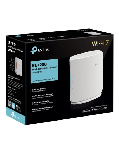 Tp-Link Archer Be450 Router Bezprzewodowy Multi-Gigabit Ethernet Dual-Band (2.4 Ghz/5 Ghz) Biały