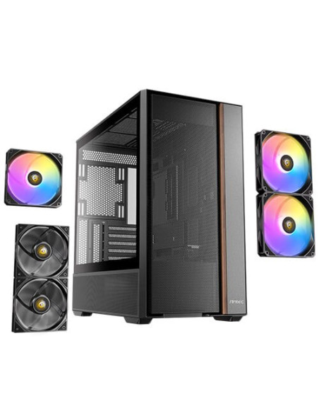 Antec Flux Rear Midi Tower Czarny