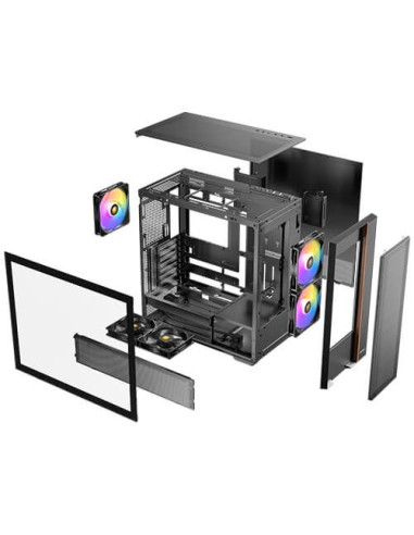 Antec Flux Rear Midi Tower Czarny