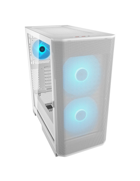 Cougar Cgr-5Ya6W-Rgb Midi Tower Biały