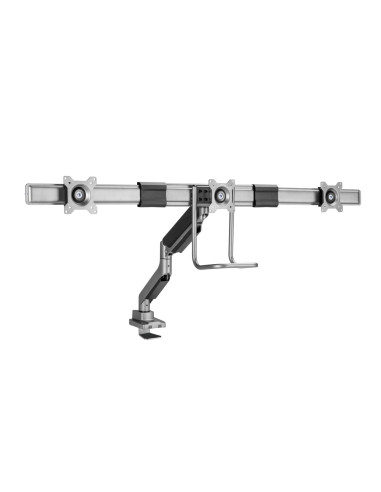 Wyposażenie: Uchwyt Biurkowy 17"-27"/3Tft 360 Sprężyna Gazowa 6 Kg Srebrny Lite Sprzedaż Detaliczna