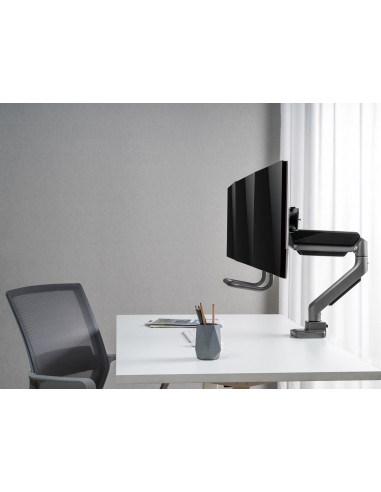Wyposażenie: Uchwyt Biurkowy 17"-27"/3Tft 360 Sprężyna Gazowa 6 Kg Srebrny Lite Sprzedaż Detaliczna