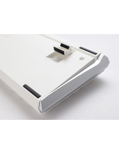 Ducky One 3 Classic Pure White Tkl Gaming Tastatur Rgb Led - Mx-Clear Klawiatura Usb Niemiecki Biały
