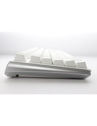 Ducky One 3 Classic Pure White Tkl Gaming Tastatur Rgb Led - Mx-Clear Klawiatura Usb Niemiecki Biały
